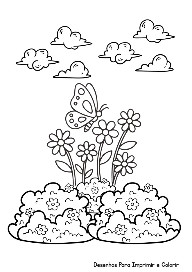 Jardins para colorir para imprimir e colorir - imagem 5